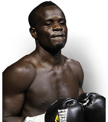Clottey gloves up portrait