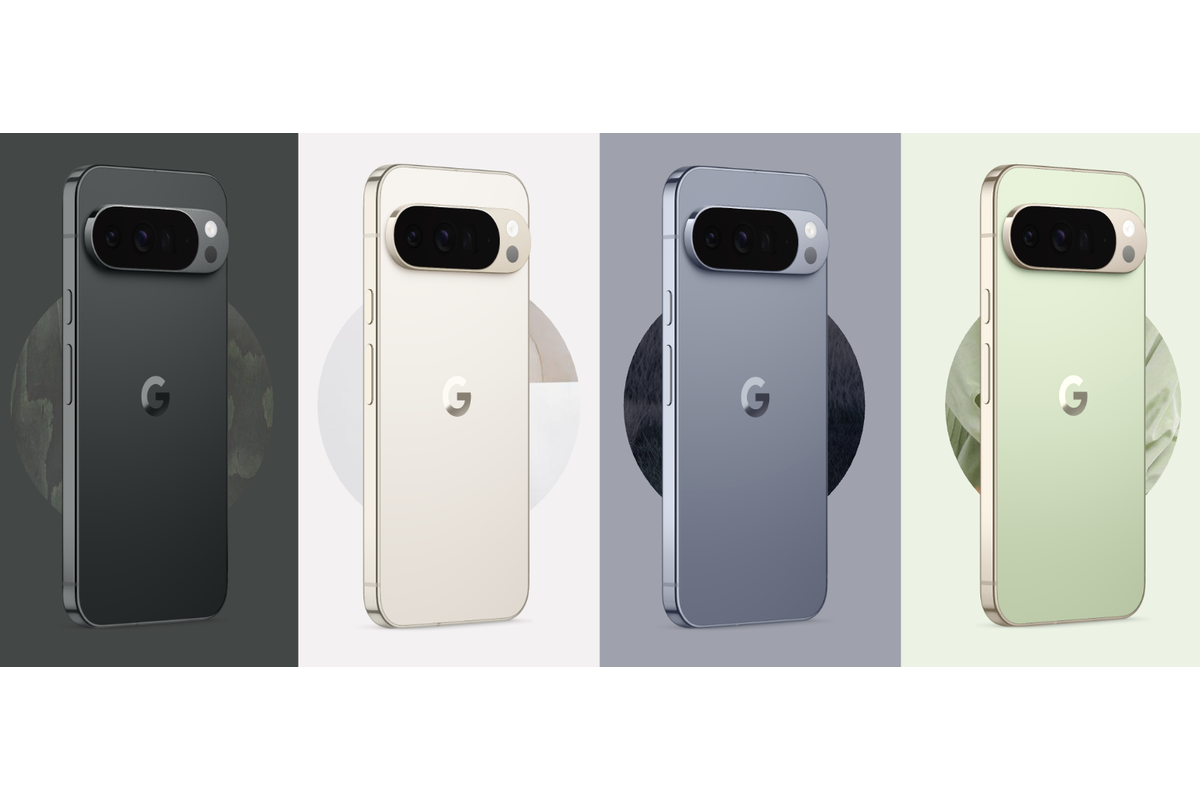 Google Pixel 10 Pro – tilgjengelig i obsidian, porselen, jade og månesten
