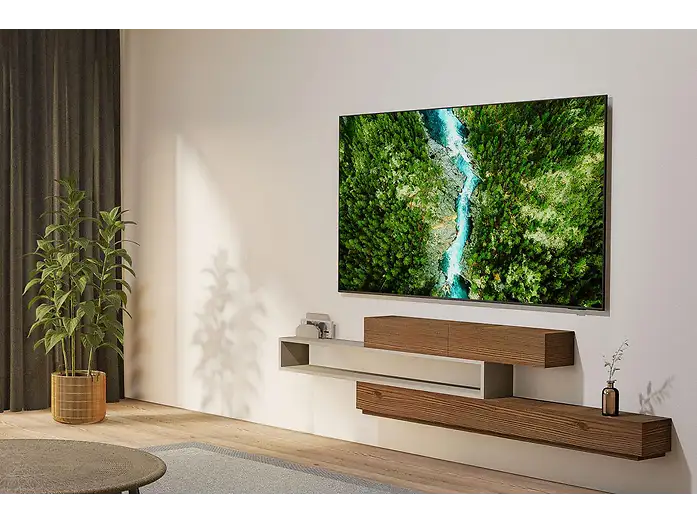 SAMSUNG GU75U8079F i stuen – 75 tommer bildeflate