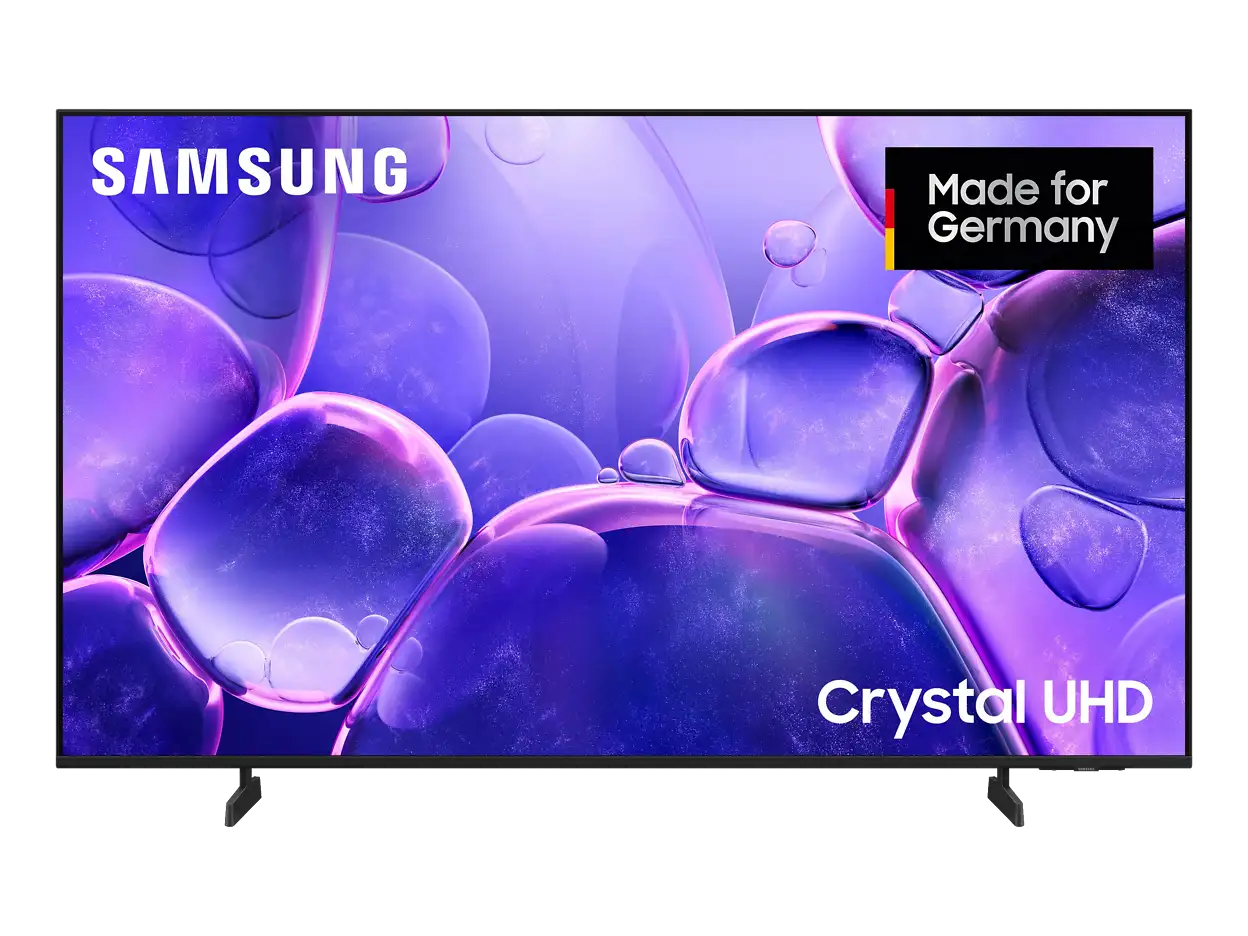 SAMSUNG GU75U8079F Crystal UHD – sett forfra