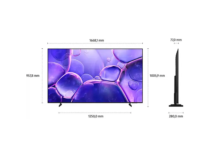 SAMSUNG GU75U8079F – fjernkontroll