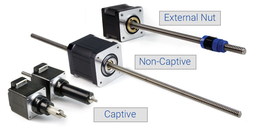 STEPPERYOYO: When to apply external Non-Captive and Captive Step Motor  Actuators