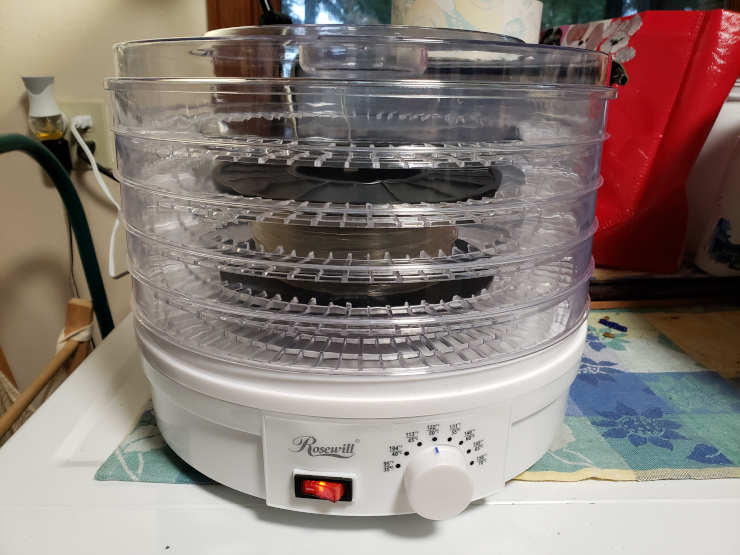 Desidratador de alimentos adaptado para secar filamentos 3D