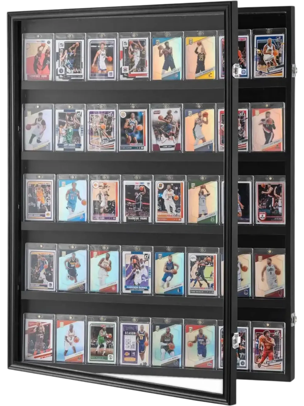 Vevor Display Case 35 Graded Sports Card Wall Cabinet 24.3" x 30.5" x – FactoryPure
