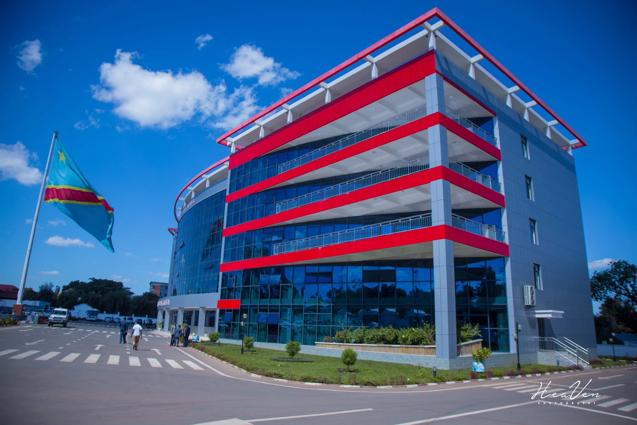 Modern business building in Democratic Republic of Congo