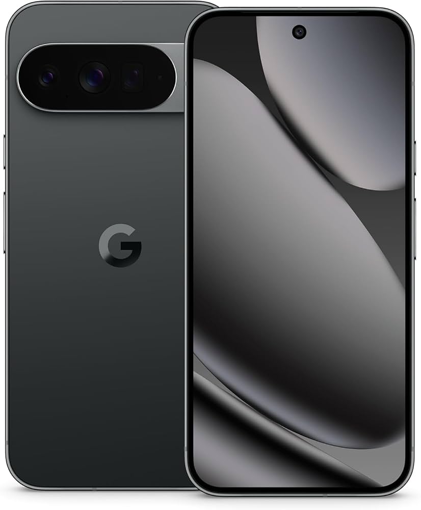 Google Pixel 10 Pro i obsidian – elegant design med kamerasøyle