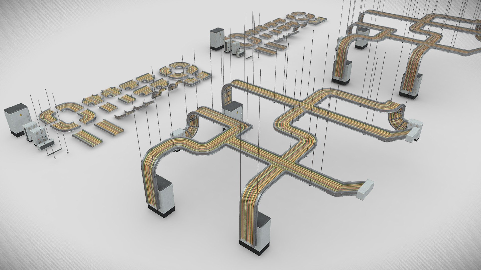 3D Cable Tray System Design