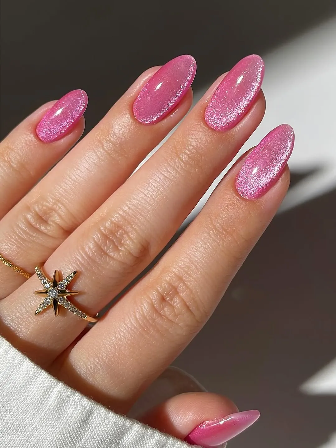 Pink nails