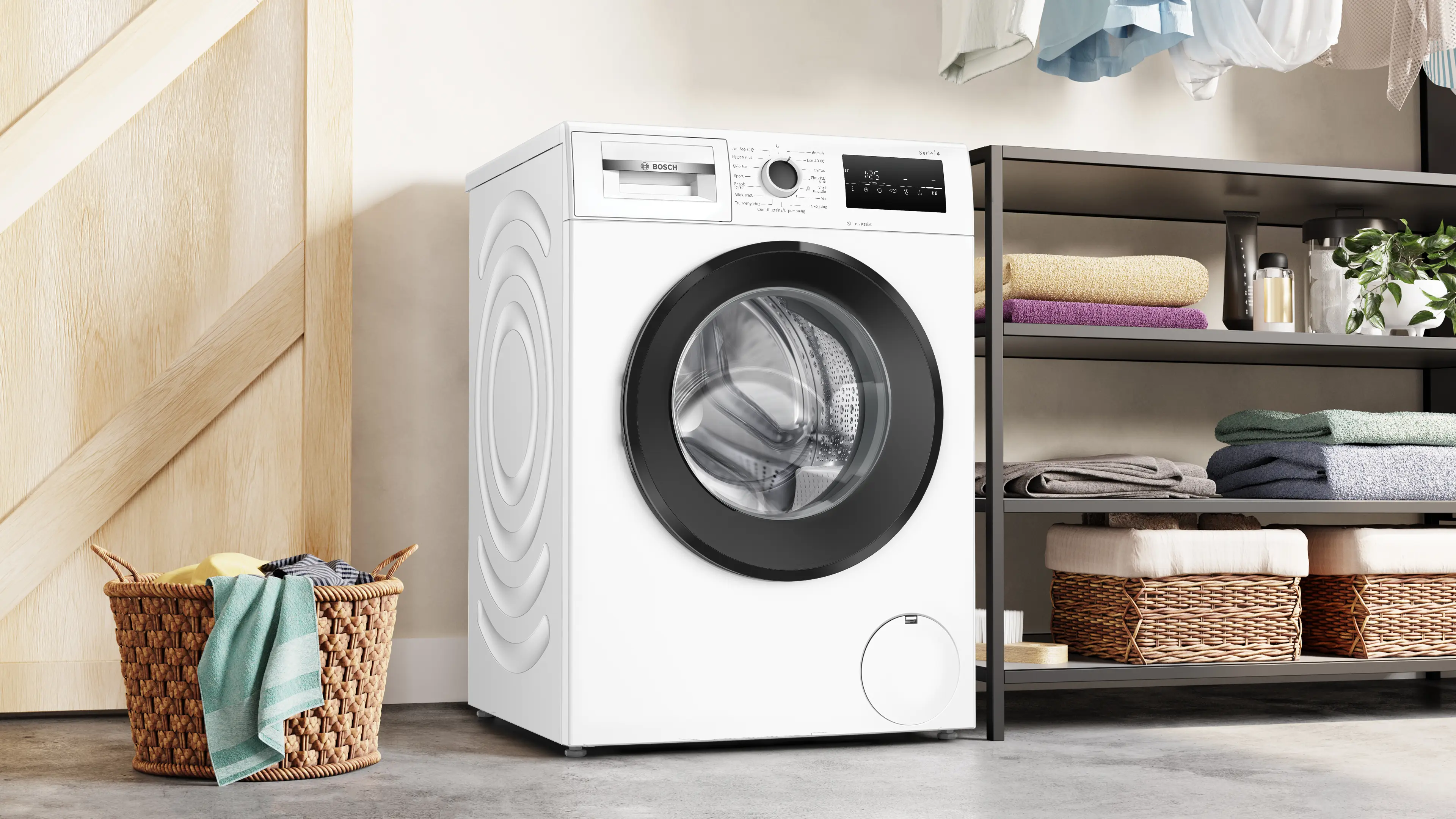BOSCH WAN2829ESN i tvättstugan