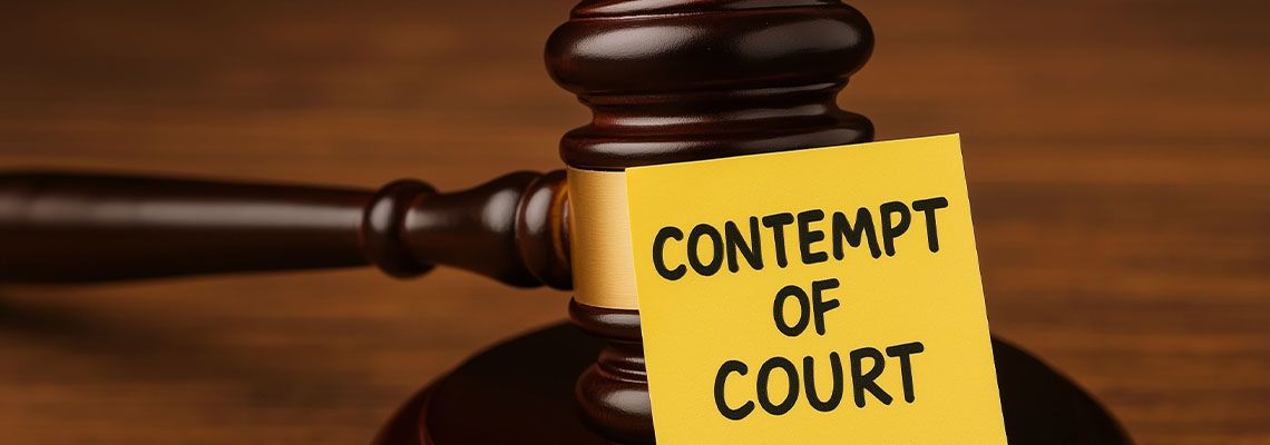 Contempt of Court Gavel