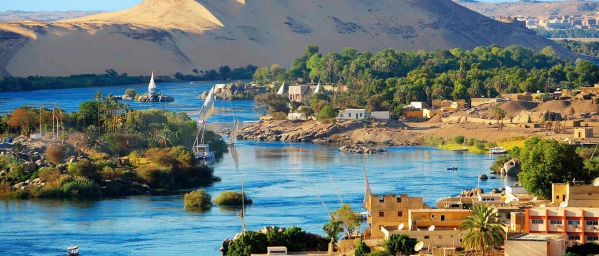 Egypt tour packages with flights to Aswan showcase the beautiful Nile scenery