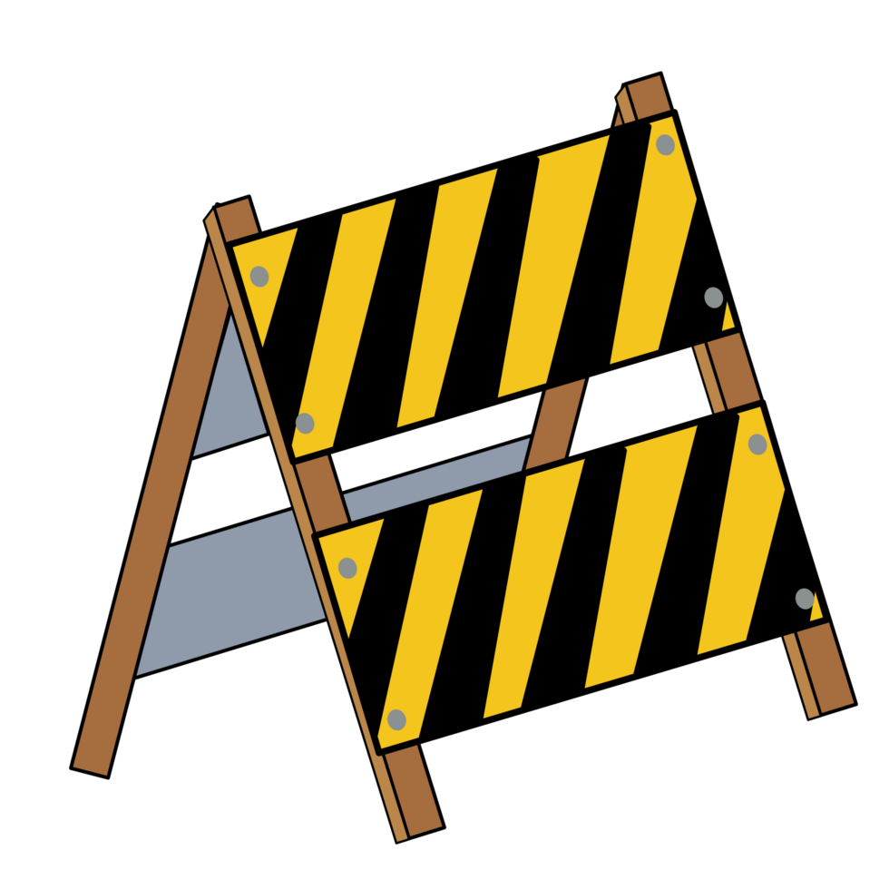 Barrière de chantier