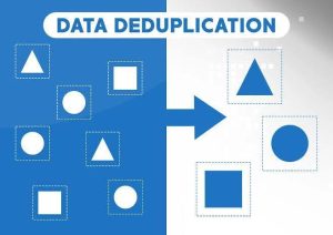 Ilustrasi proses data deduplication
