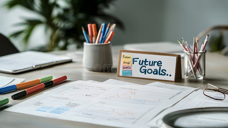 Future Goals Planning: a Flat Lay of Career Development Tools, Strategies,  and Visuals for Effective Career Planning and Goal Stock Illustration -  Illustration of marketing, improvement: 356123247