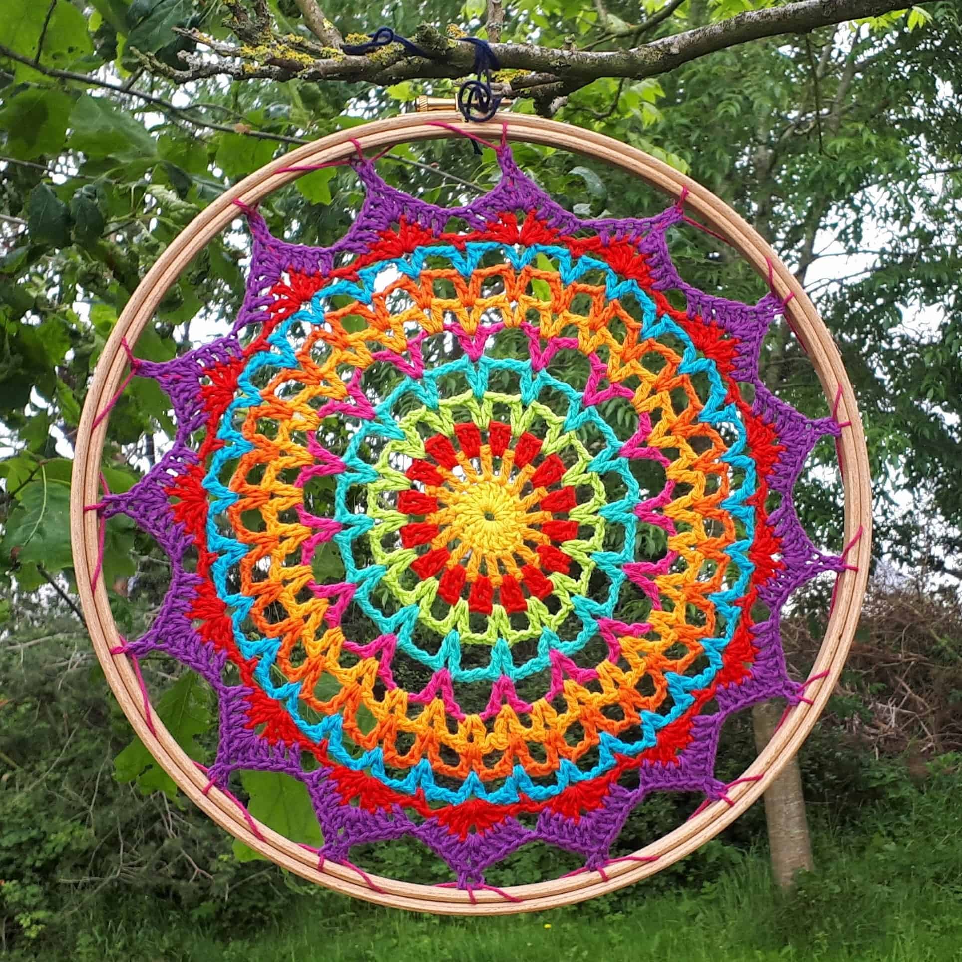 Summer Mandala - Free Crochet Pattern - Annie Design Crochet