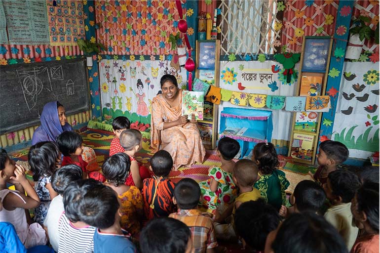 BRAC School Children Classroom