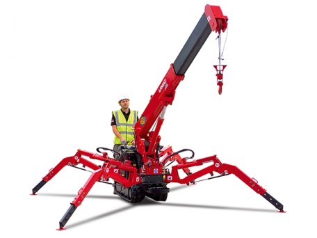 Location grue araignée compacte intérieur Maroc