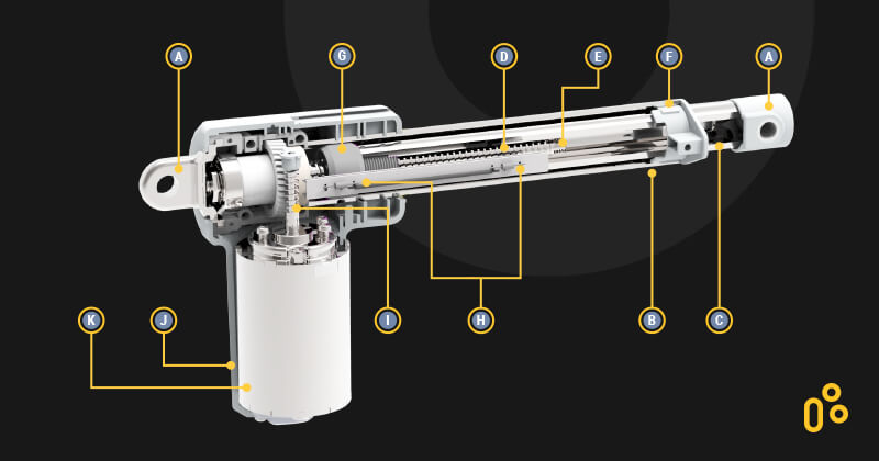 Components Of An Electric Linear Actuator